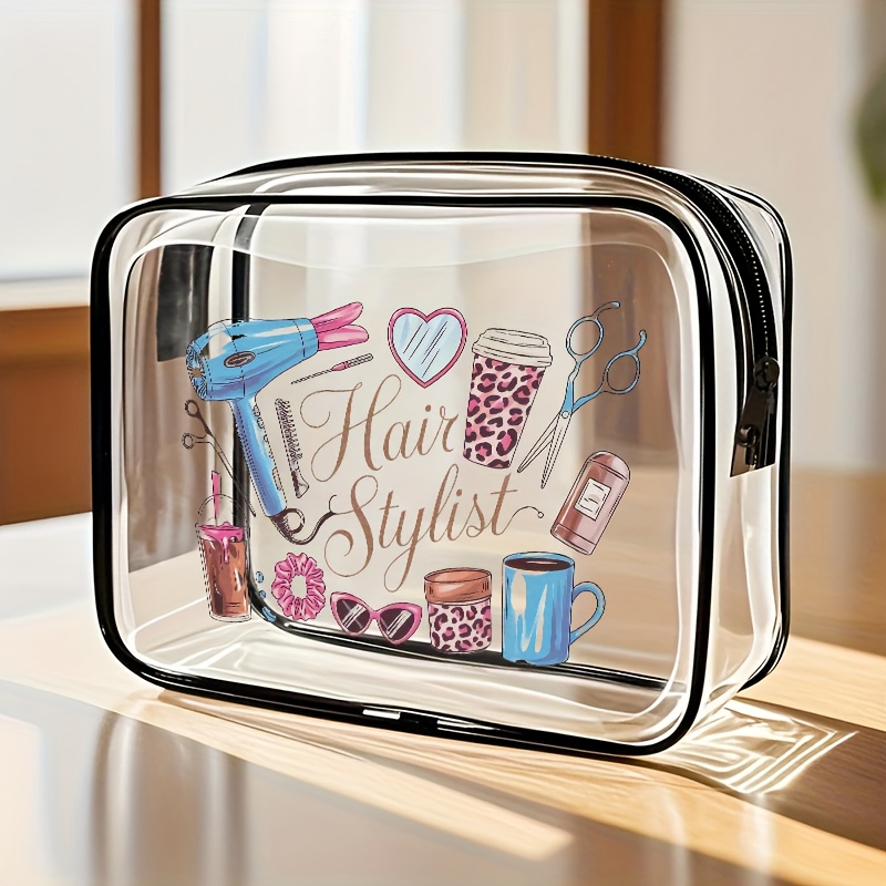 Toiletry Bag Tsa - 1pc クリアメイクアップバッグ透明トラベルトイレタリーポーチ TSA 空港ジムウォッシュオーガナイザージッパー化粧品ハンドバッグ女性ギフト