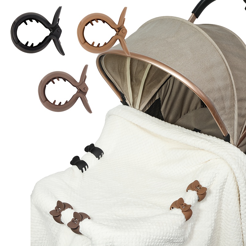 Travel Accessories For Baby - 2 個ベビーカークランプワニ口クリップベビーカーペグポータブルベビーカーフックベビーカーシートクリップ幼児ベビーカーアクセサリー