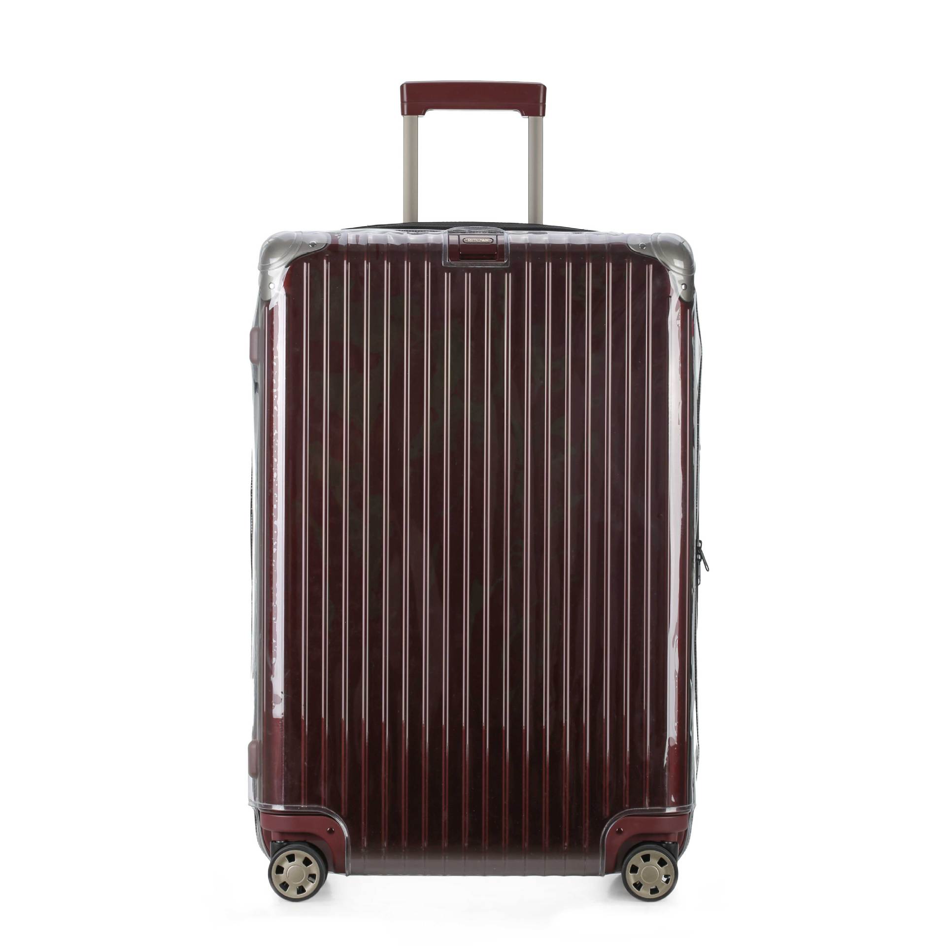 Travel Accessories Rimowa - リモワ用ラゲッジカバー,ジッパー付きダストプロテクター,カスタマイズ,PVC,透明,保護カバー,スーツケースなし