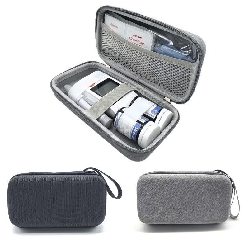 Travel Accessories For Train - *糖尿病用品用の医療用インスリンポーチ、ポータブルトラベルピルケースオーガナイザー、飛行機や電車での旅行用の断熱収納バッグ*