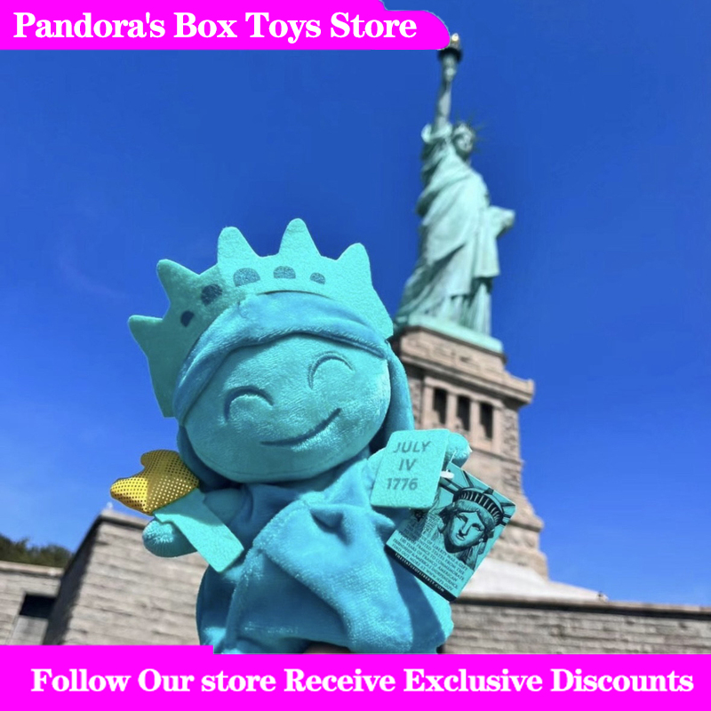 Travel Accessories New York - 自由の女神ぬいぐるみ 小さいサイズ 新品タグ付き アメリカ ニューヨーク旅行お土産 ソフトぬいぐるみ