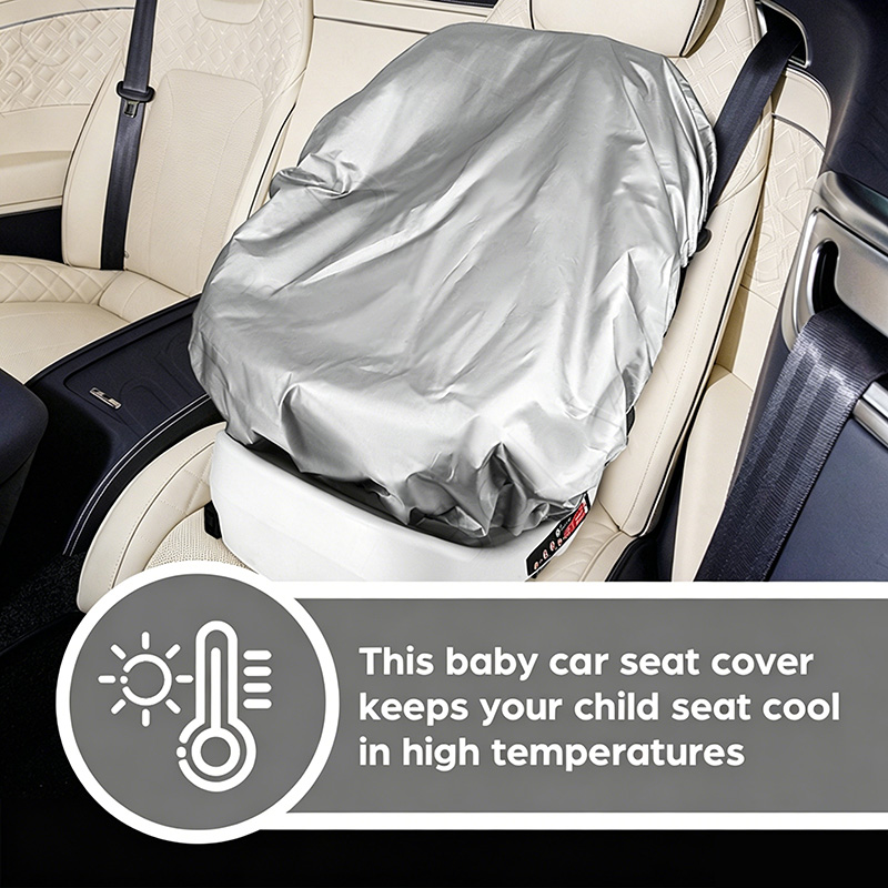 Travel Accessories For Baby - 1PC ベビーカーシートサンシェードカバーは熱と太陽の紫外線を遮断しますユニバーサルベビートラベルアクセサリー 2026 新しい
