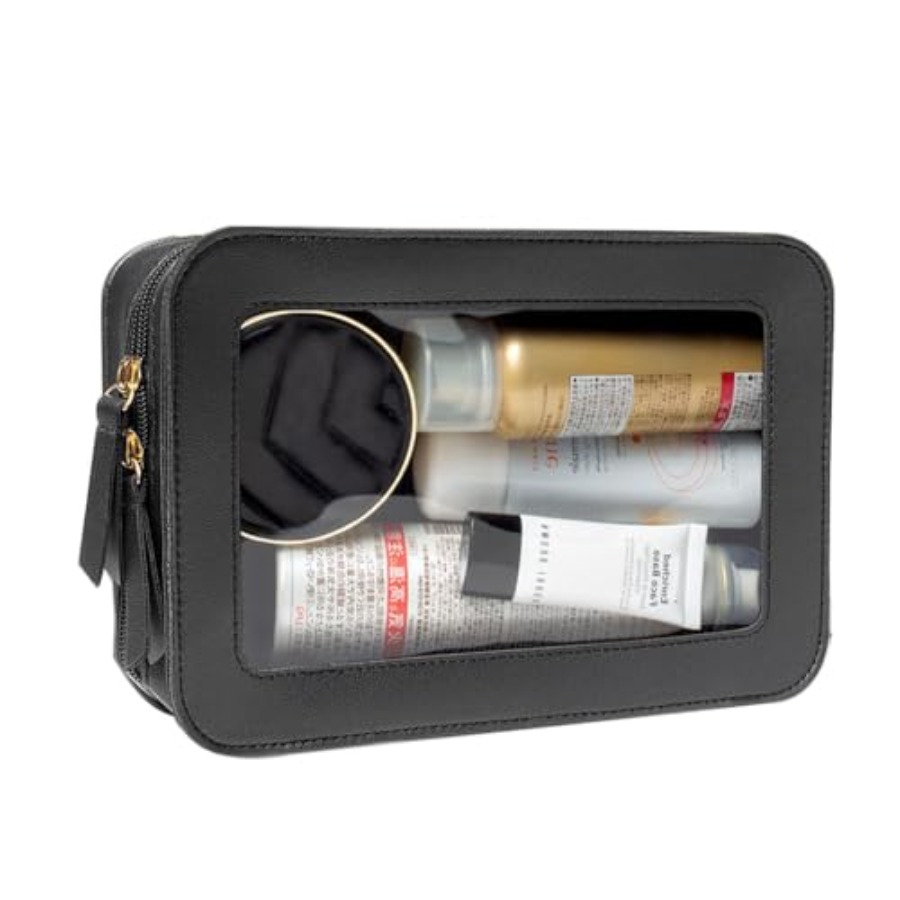 クリアメイクアップバッグ 小型、TSA承認済みポータブルトイ - Toiletry Bag Tsa のレビューと価格