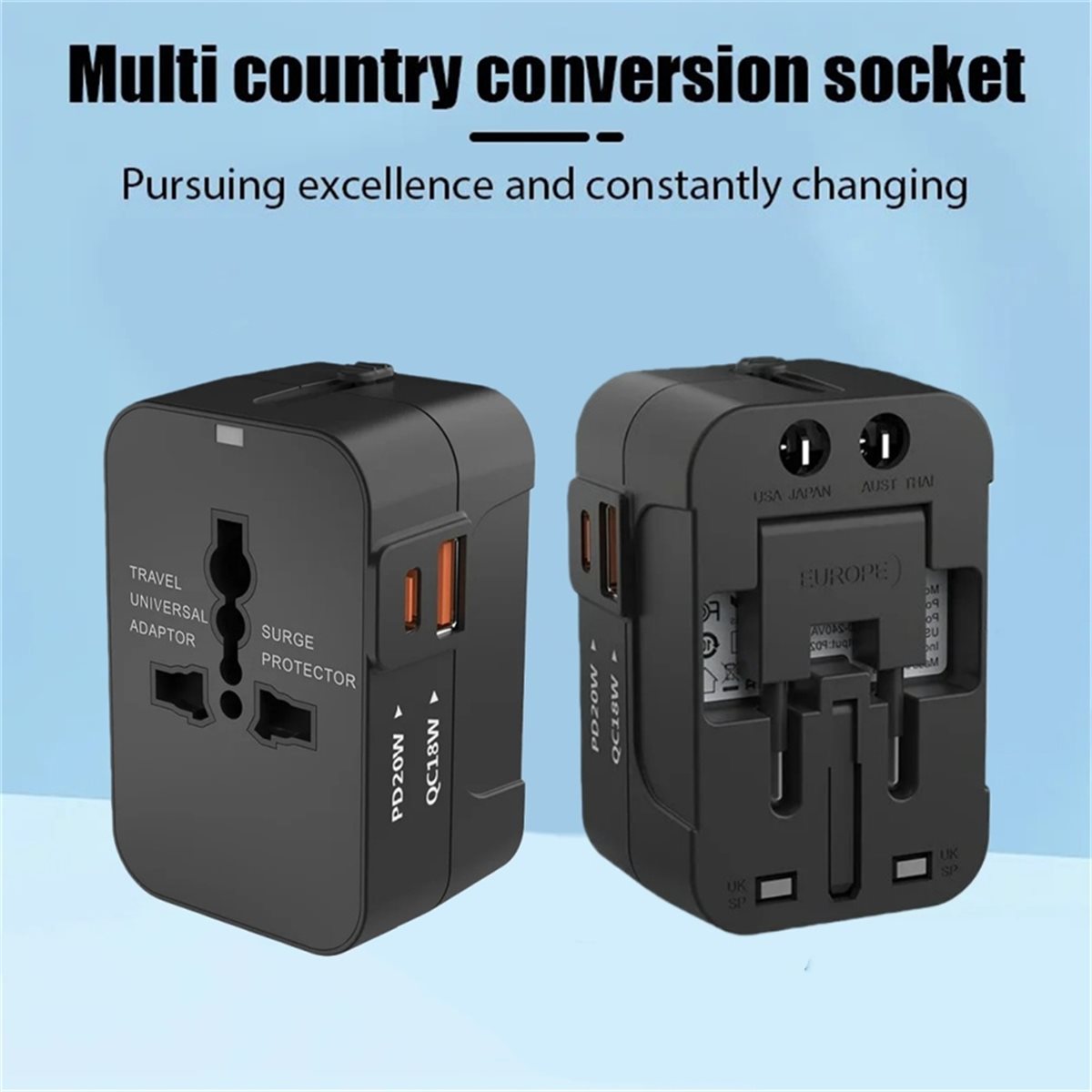 【TODAY-BUY】~@ ユニバーサルトラベルアダプター  - Travel Accessories To Buy のレビューと価格