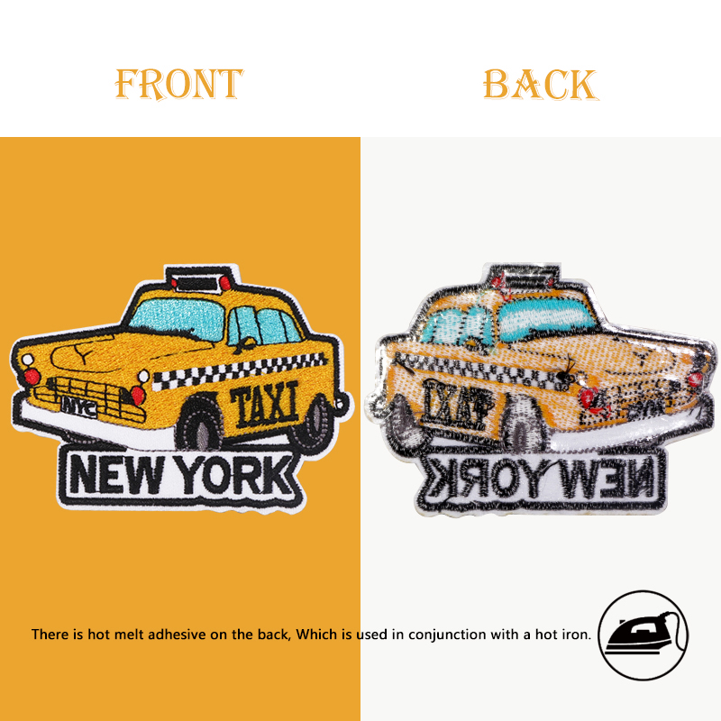 ニューヨークのタクストラベルパッチ,刺繍された市松模様のバッ - Travel Accessories New York のレビューと価格