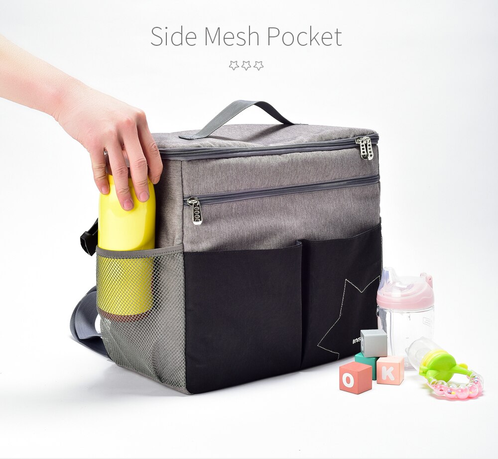 インスラー大容量ベビーおむつバッグ屋外旅行ママバッグベビーカ - Travel Accessories For Baby のレビューと価格