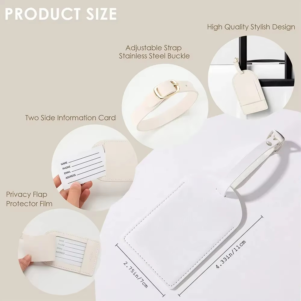 パーソナライズされたモノグラムイニシャルネームレザーラゲッジ - Travel Accessories Gifts For Her のレビューと価格