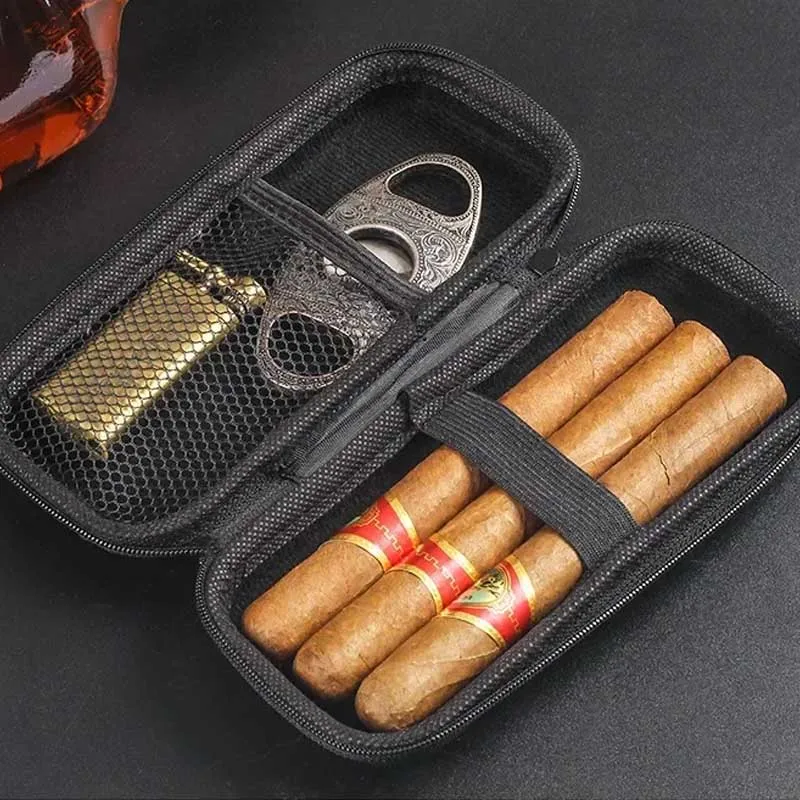 携帯シガーケース EVA 軽量トラベル収納バッグ ポーチ シ - Travel Accessories Bag のレビューと価格