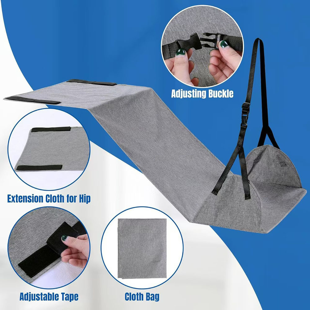 ポータブルで調整可能な車用フットレストハンモック、ハンガー付 - Travel Accessories For Train のレビューと価格
