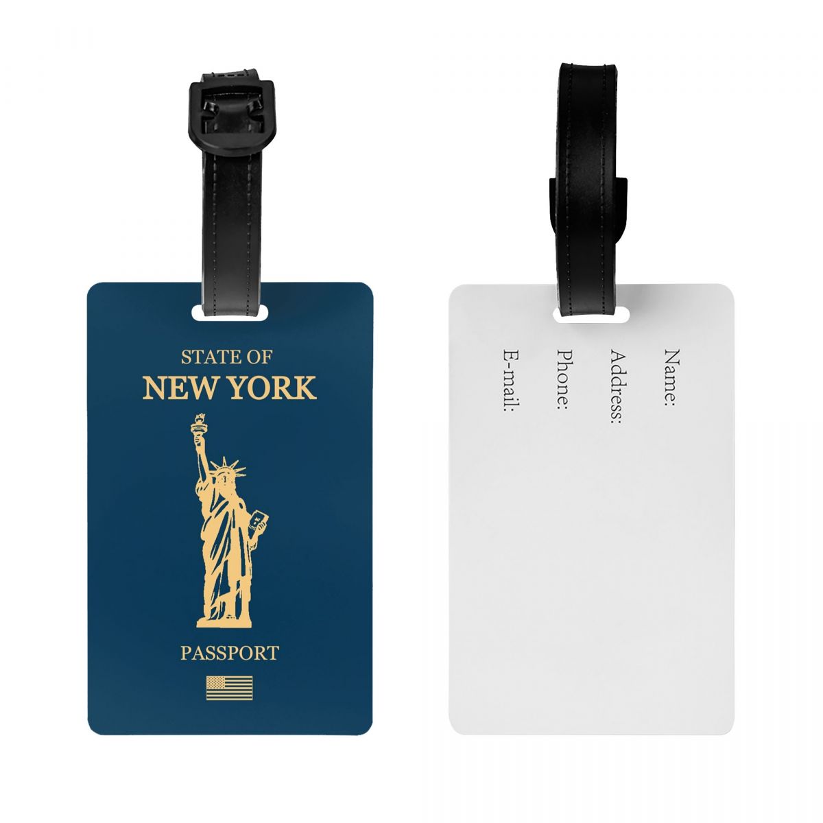 カスタムニューヨークパスポート荷物タグプライバシー保護バッグ - Travel Accessories New York のレビューと価格