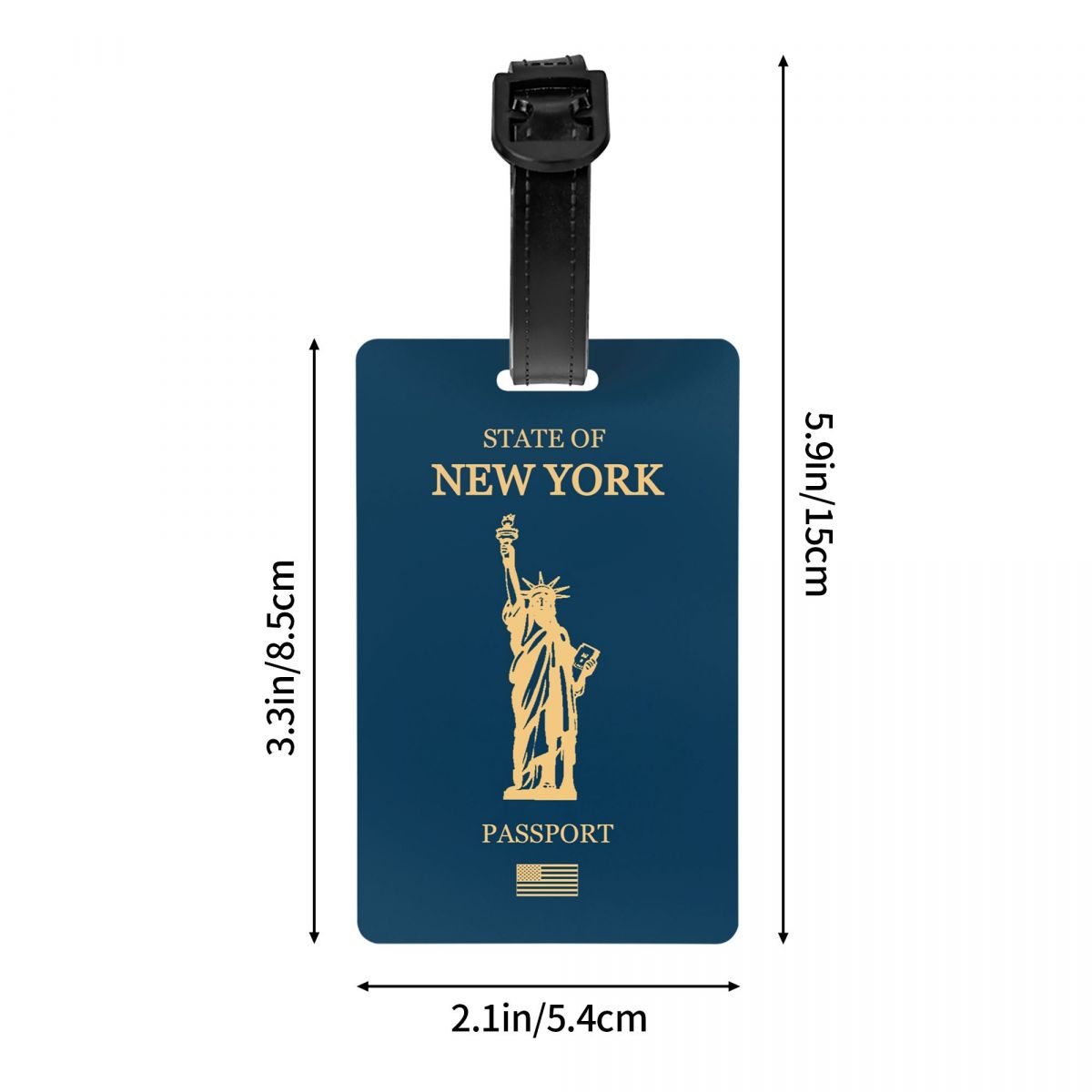 カスタムニューヨークパスポート荷物タグプライバシー保護バッグ - Travel Accessories New York のレビューと価格