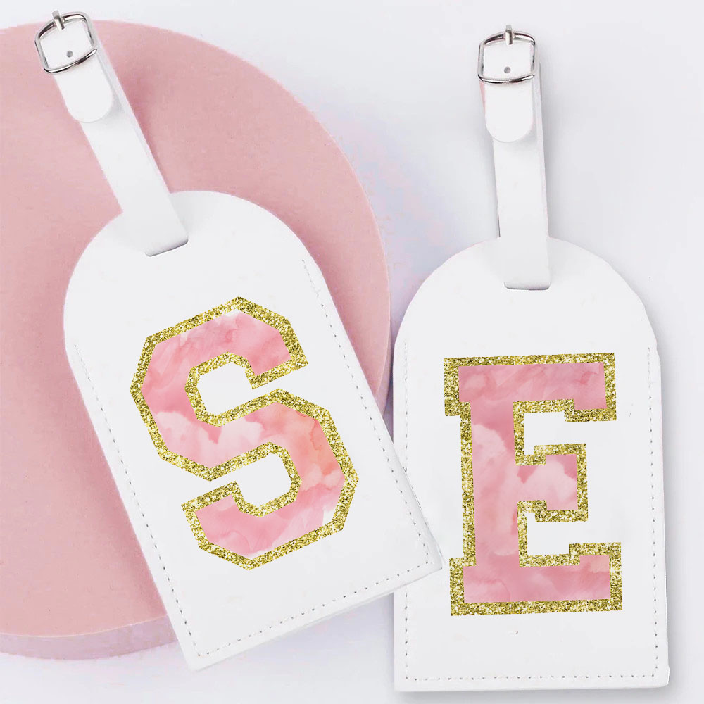 女の子のためのモノグラム付きの荷物タグ,独身パーティーの記念 - Travel Accessories Gifts For Her のレビューと価格