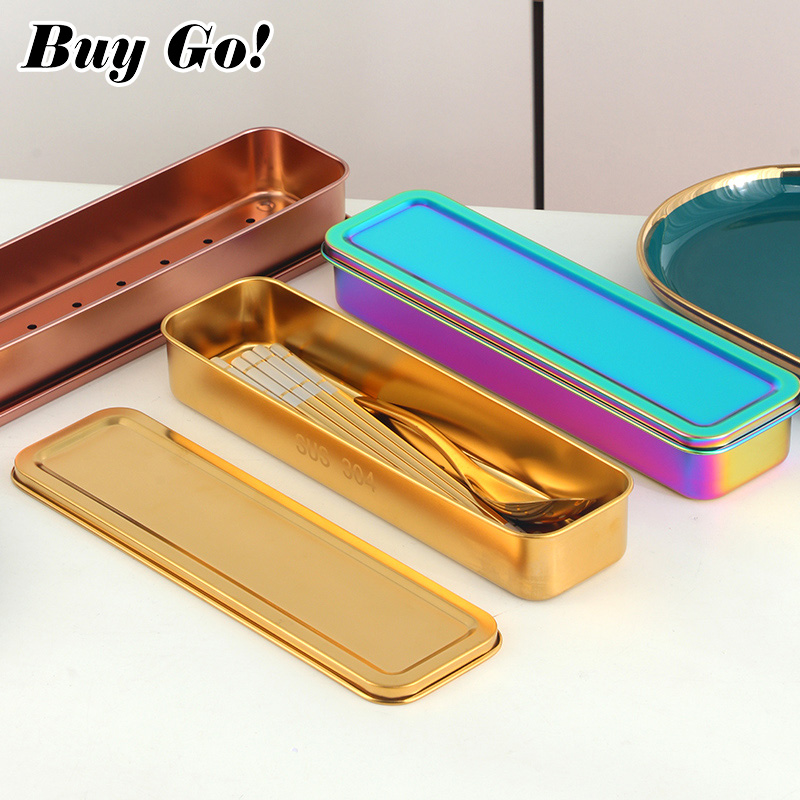 1/2個ステンレス鋼箸スプーン収納ケースランチバッグ食器ポー - Travel Accessories To Buy のレビューと価格