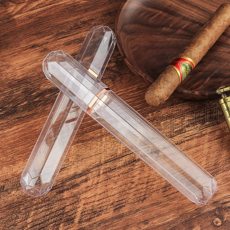 Acrylic Travel Cigar Tube Fash - Travel Accessories のレビューと価格