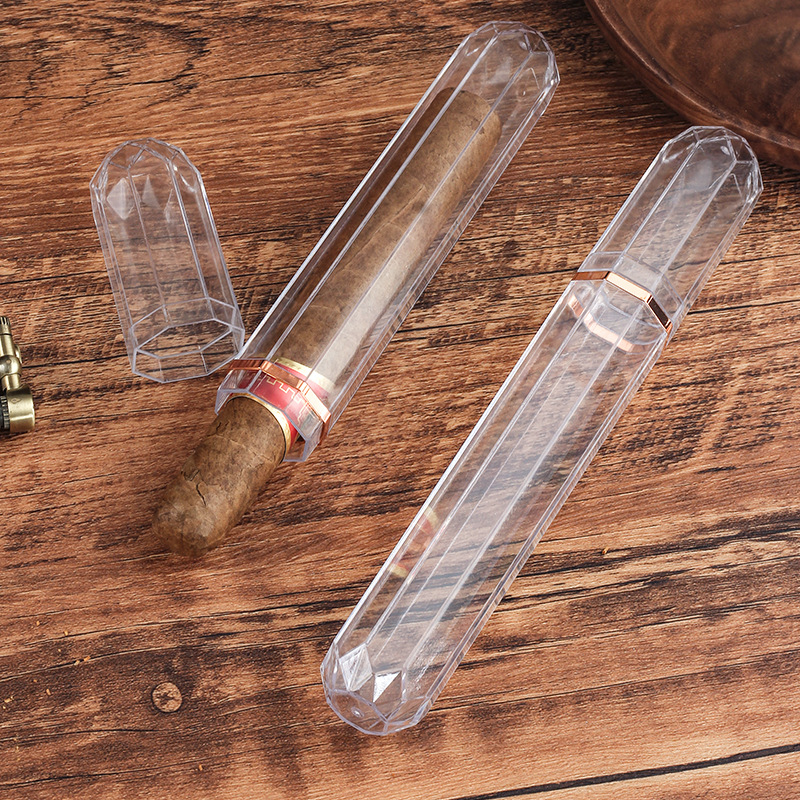 Acrylic Travel Cigar Tube Fash - Travel Accessories のレビューと価格