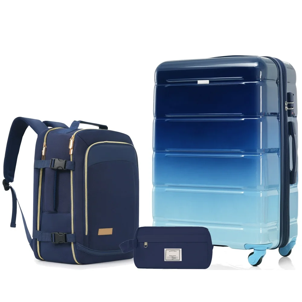 3ピースラゲージセット - TSAロック付きチェックインスー - Toiletry Bag Tsa のレビューと価格