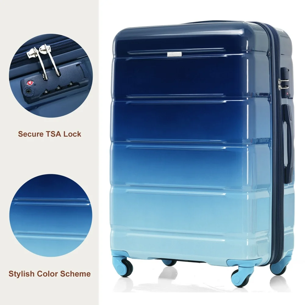 3ピースラゲージセット - TSAロック付きチェックインスー - Toiletry Bag Tsa のレビューと価格
