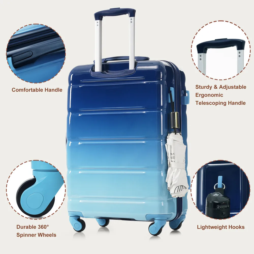 3ピースラゲージセット - TSAロック付きチェックインスー - Toiletry Bag Tsa のレビューと価格
