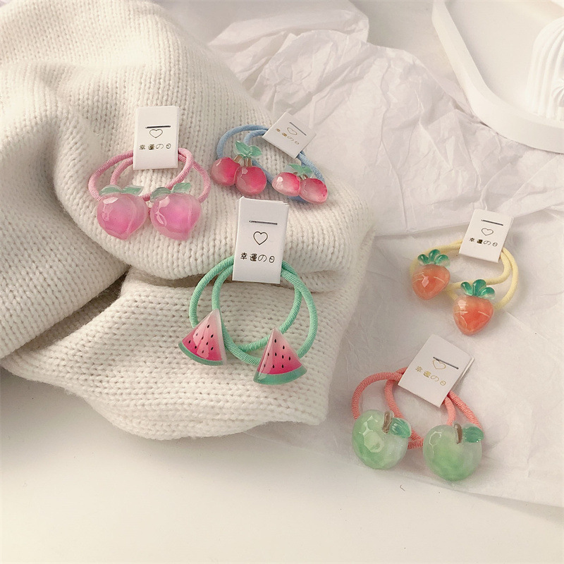 キッズキャロットヘアタイ 5ペア 滑り止め弾性ヘアバンド 女 - Travel Accessories For Baby のレビューと価格