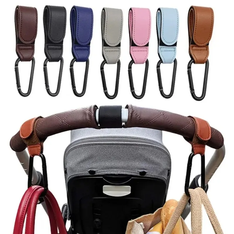 1/2/4個入り レザー製ベビーカー用フック PU製 調節可 - Travel Accessories For Baby のレビューと価格