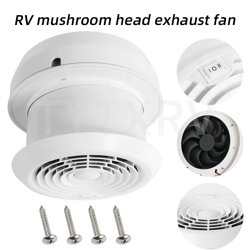 RVアクセサリー DC12V/24V 強風 マッシュルームヘ - Travel Accessories のレビューと価格