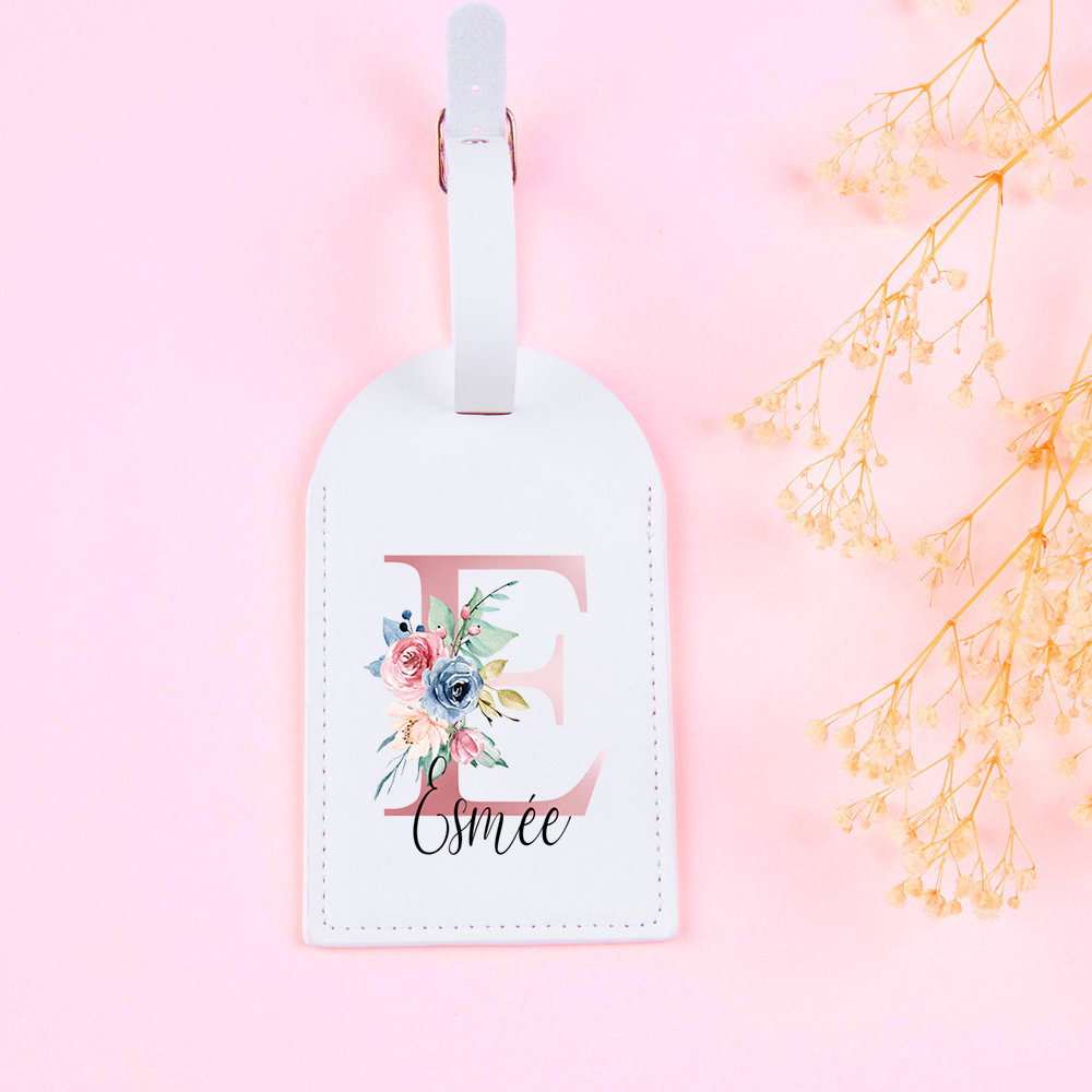 パーソナライズされたPUレザーラゲッジタグ,名前のパーソナラ - Travel Accessories Gifts For Her のレビューと価格