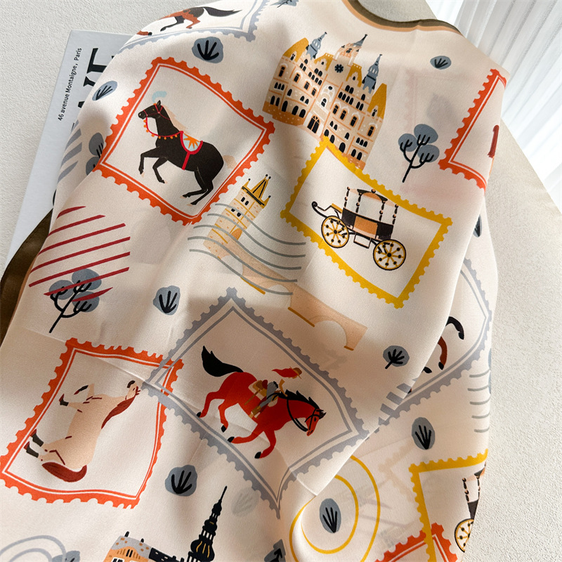 100% マルベリーシルク 65X65cm ヴィンテージスタ - Travel Accessories Gifts のレビューと価格