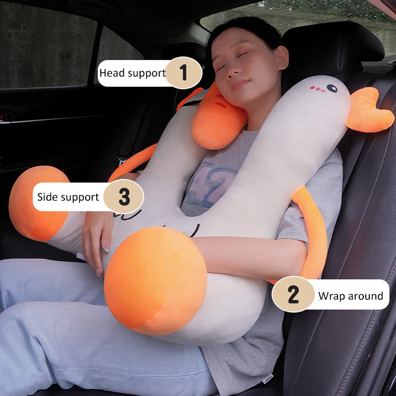 新しい子供睡眠ヘッドレスト枕昼寝ショルダーベルトクッションネ - Travel Accessories For Train のレビューと価格