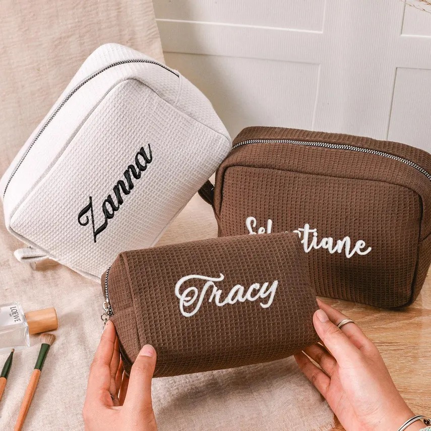 カスタムギフト シャオベラ ワッフルポーチ – パーソナライ - Travel Accessories Gifts For Her のレビューと価格