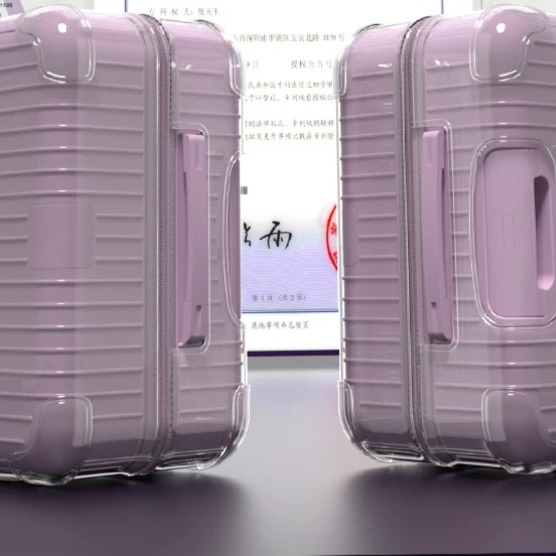 透明なPVC製スーツケースカバー。リモワのスーツケースに適合 - Travel Accessories Rimowa のレビューと価格