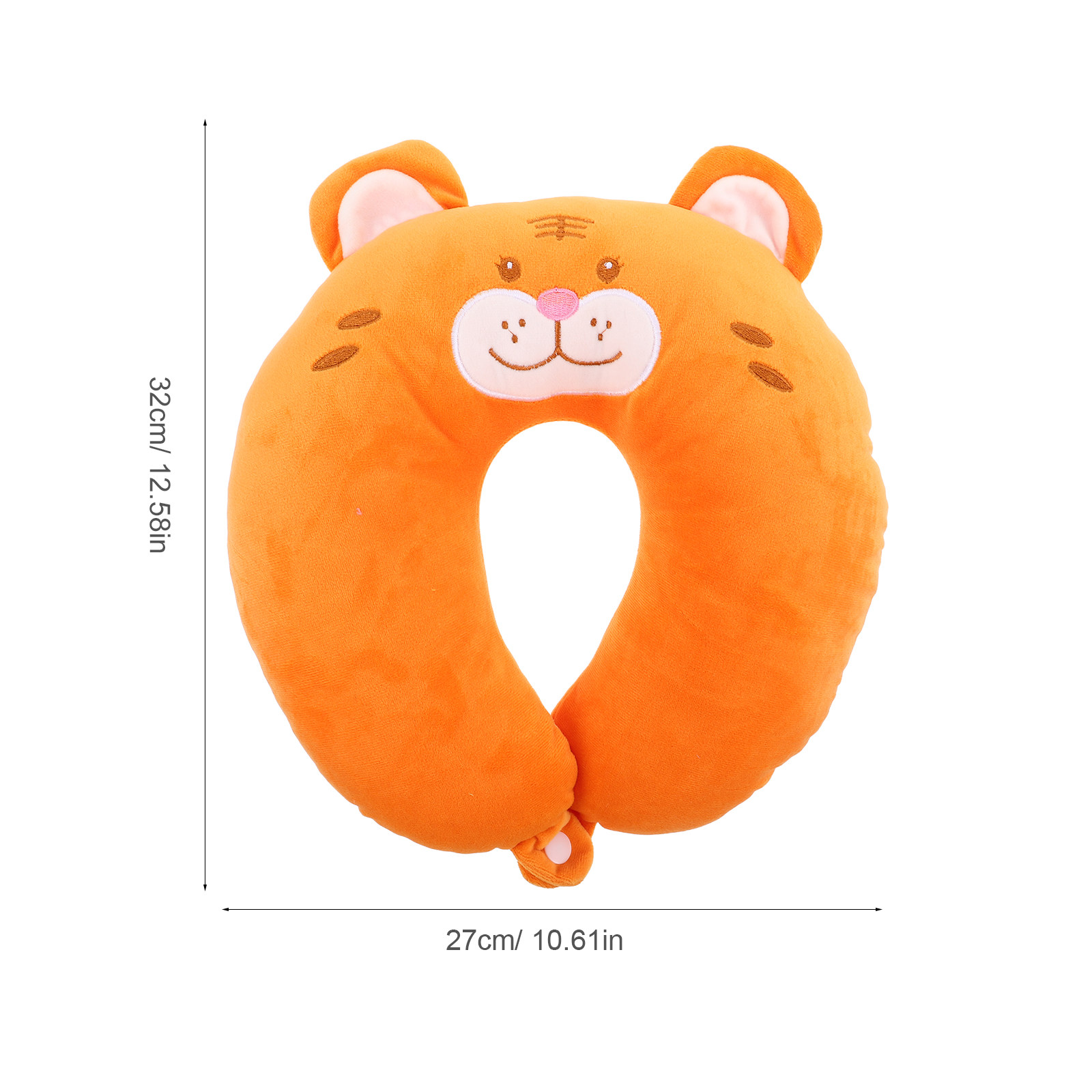 タイガー柄のU字型カーネックピロー。かわいらしいデザインで、 - Travel Accessories For Train のレビューと価格