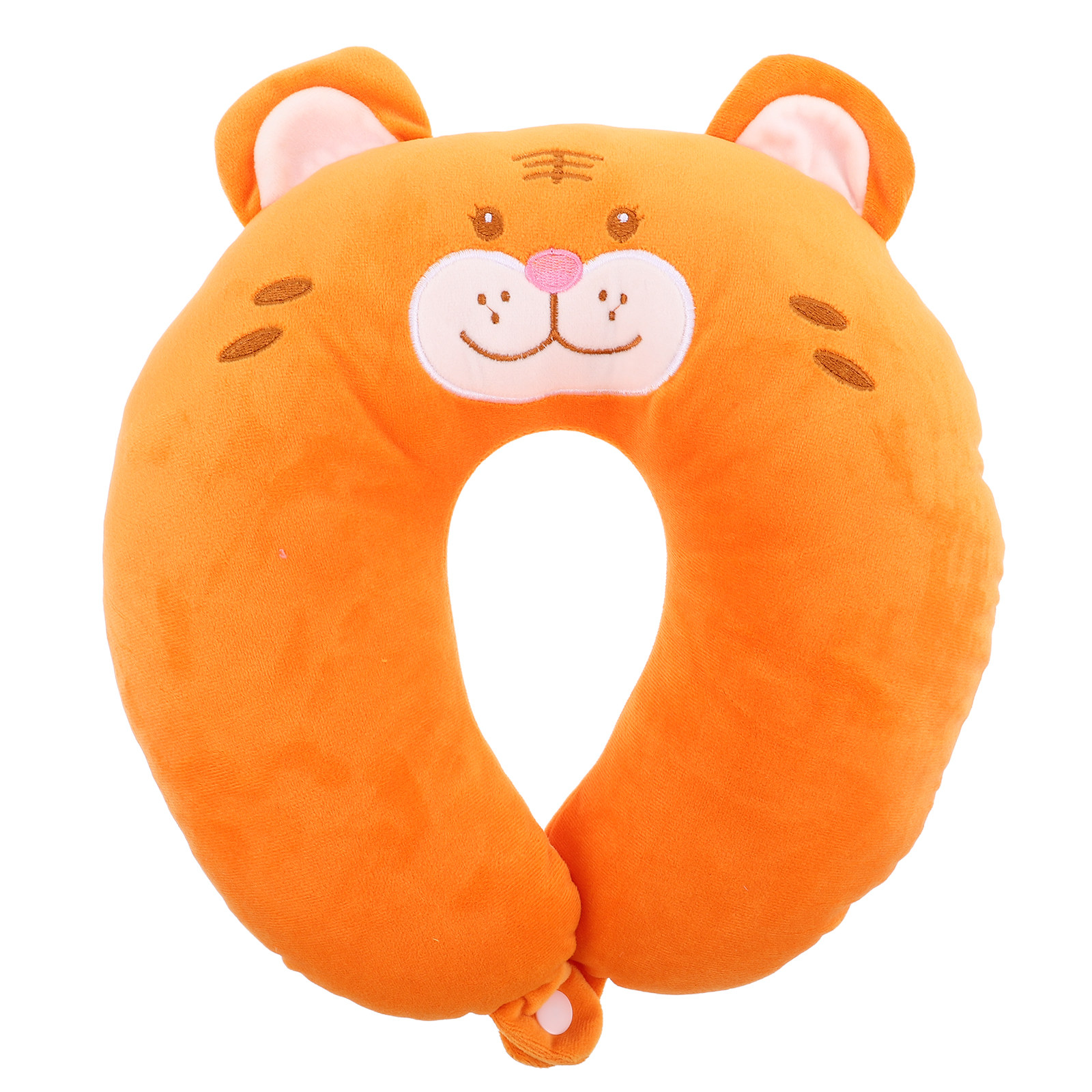 タイガー柄のU字型カーネックピロー。かわいらしいデザインで、 - Travel Accessories For Train のレビューと価格