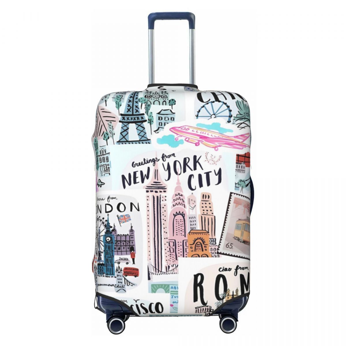 旅行プリントのスーツケースカバー,実用的な旅行かばん用品,プ - Travel Accessories New York のレビューと価格