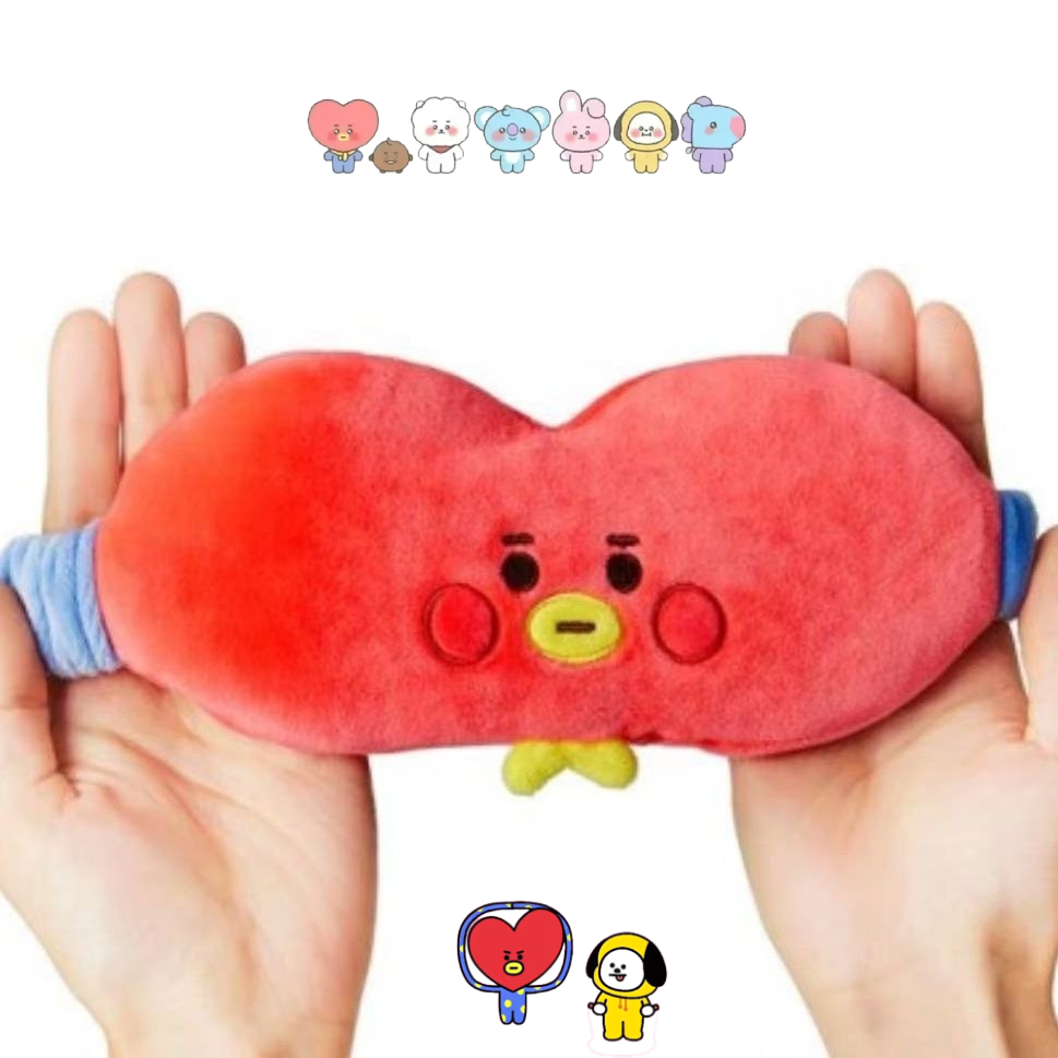 BT21漫画のかわいいぬいぐるみアイマスク カワイイ 男女兼 - Travel Accessories Gifts のレビューと価格