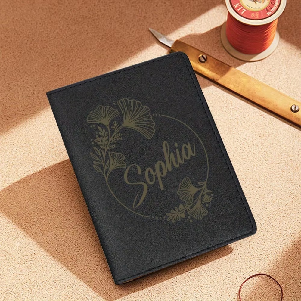 パーソナライズされたエレガントな花柄カスタムネーム防水パスポ - Travel Accessories Gifts For Her のレビューと価格