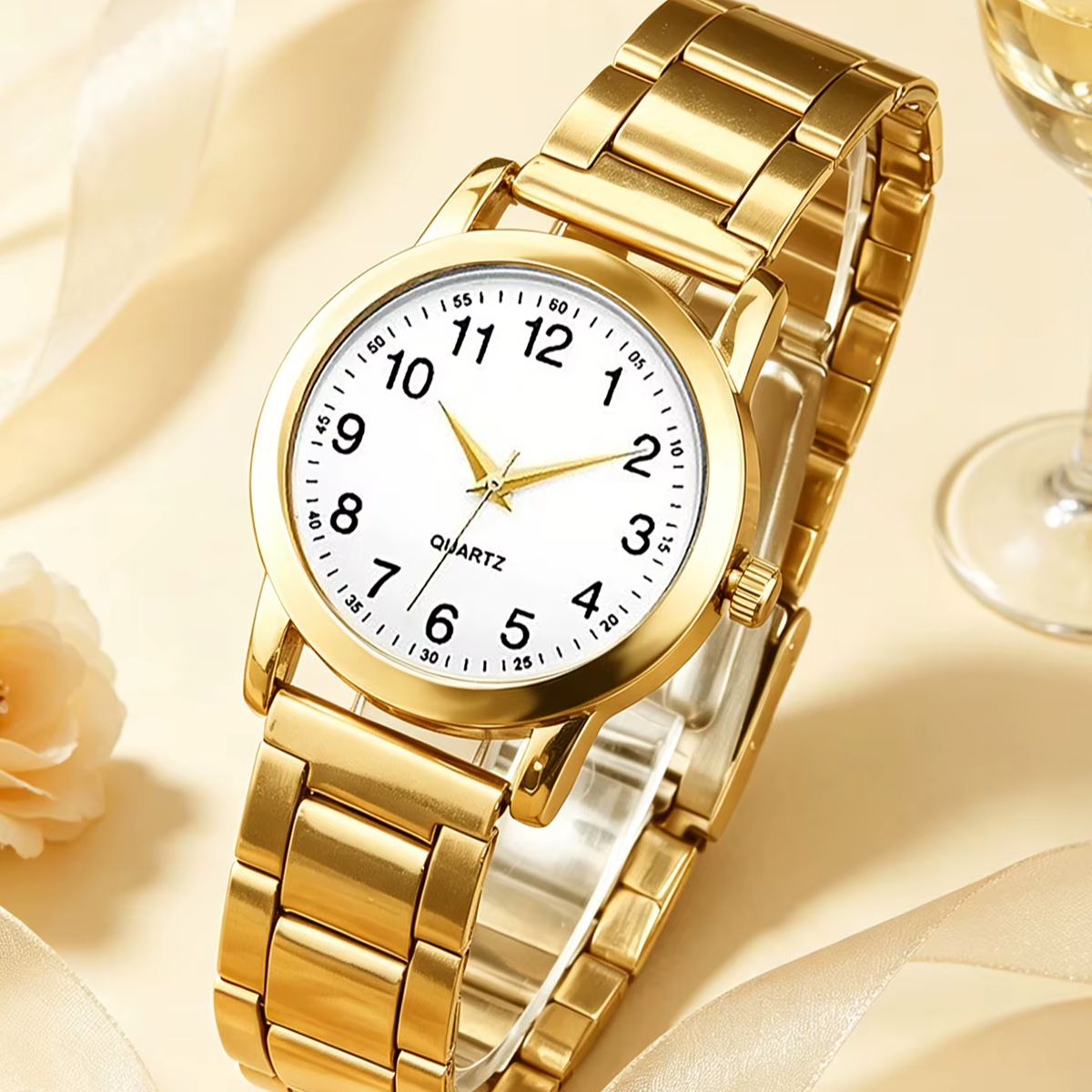 6点セット、ファッショナブルなラウンドクォーツ時計とハート型 - Travel Accessories Gifts For Her のレビューと価格