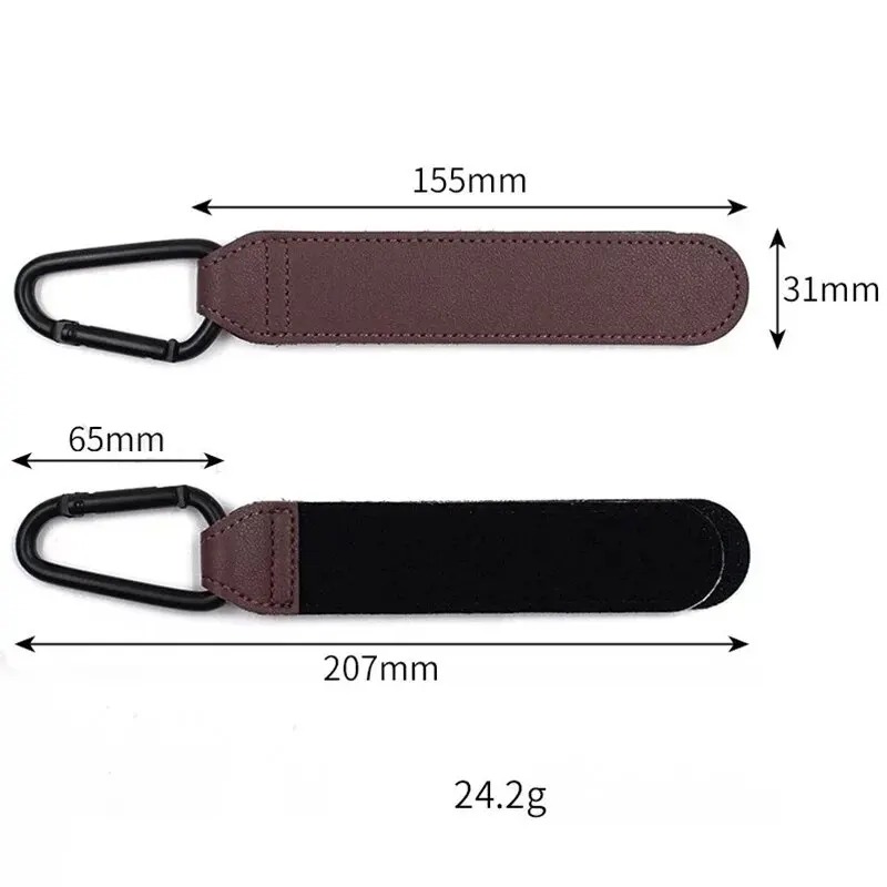 2 個革カートフックベビーカーフック PU 調節可能なベビー - Travel Accessories For Baby のレビューと価格