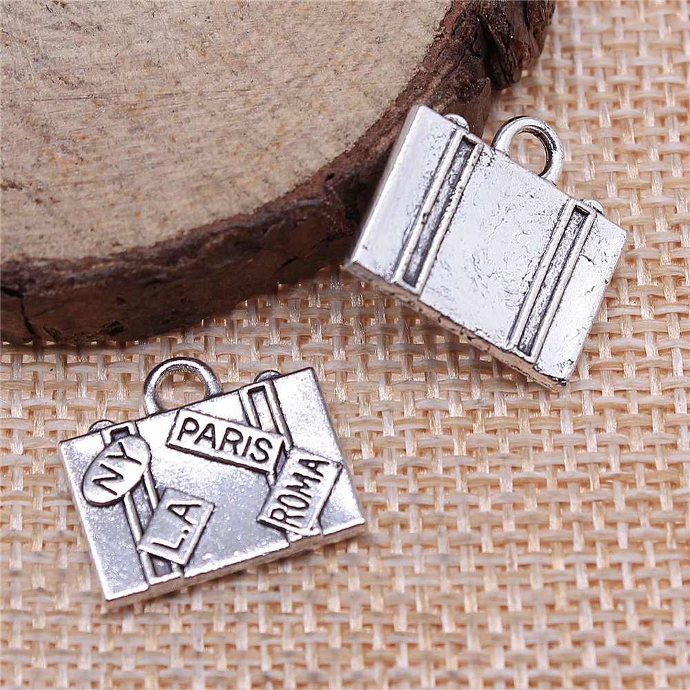 Wysiwyg 5個15 × 16ミリメートルチャーム旅行バ - Travel Accessories New York のレビューと価格