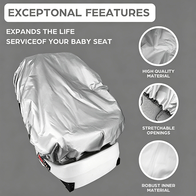 1PC ベビーカーシートサンシェードカバーは熱と太陽の紫外線 - Travel Accessories For Baby のレビューと価格
