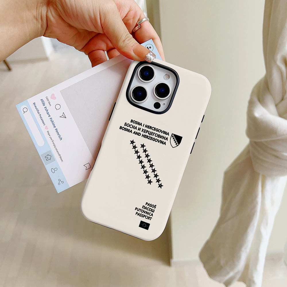 ボスニア・ヘルツェゴビナ パスポート柄 iPhone 17  - Travel Accessories Iphone のレビューと価格