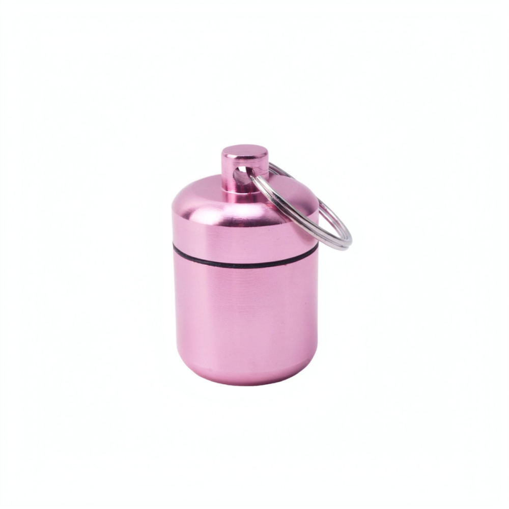 携帯用アルミニウム合金製容器、金属製キーホルダー、ピルケース - Travel Accessories のレビューと価格