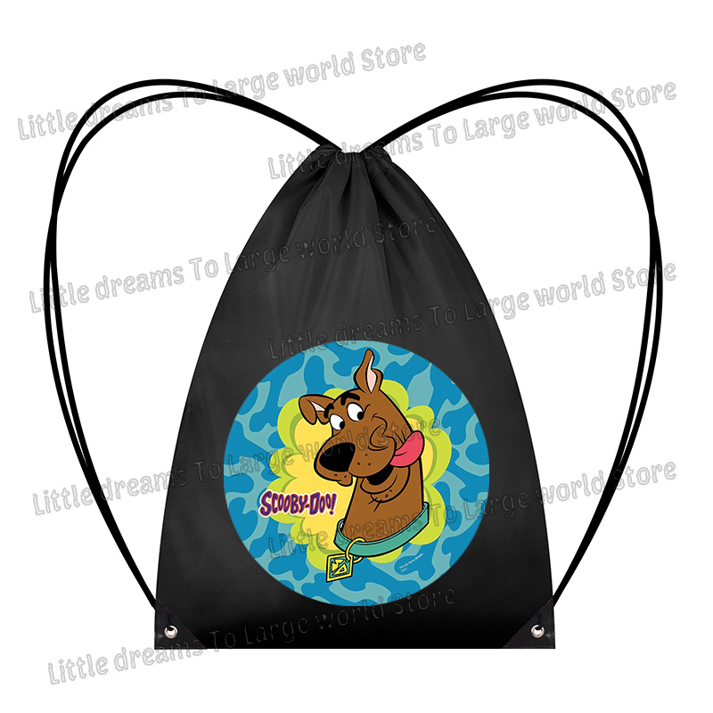 スクービードゥー巾着収納袋クールな漫画犬ポケットバックパック - Travel Accessories Bag のレビューと価格