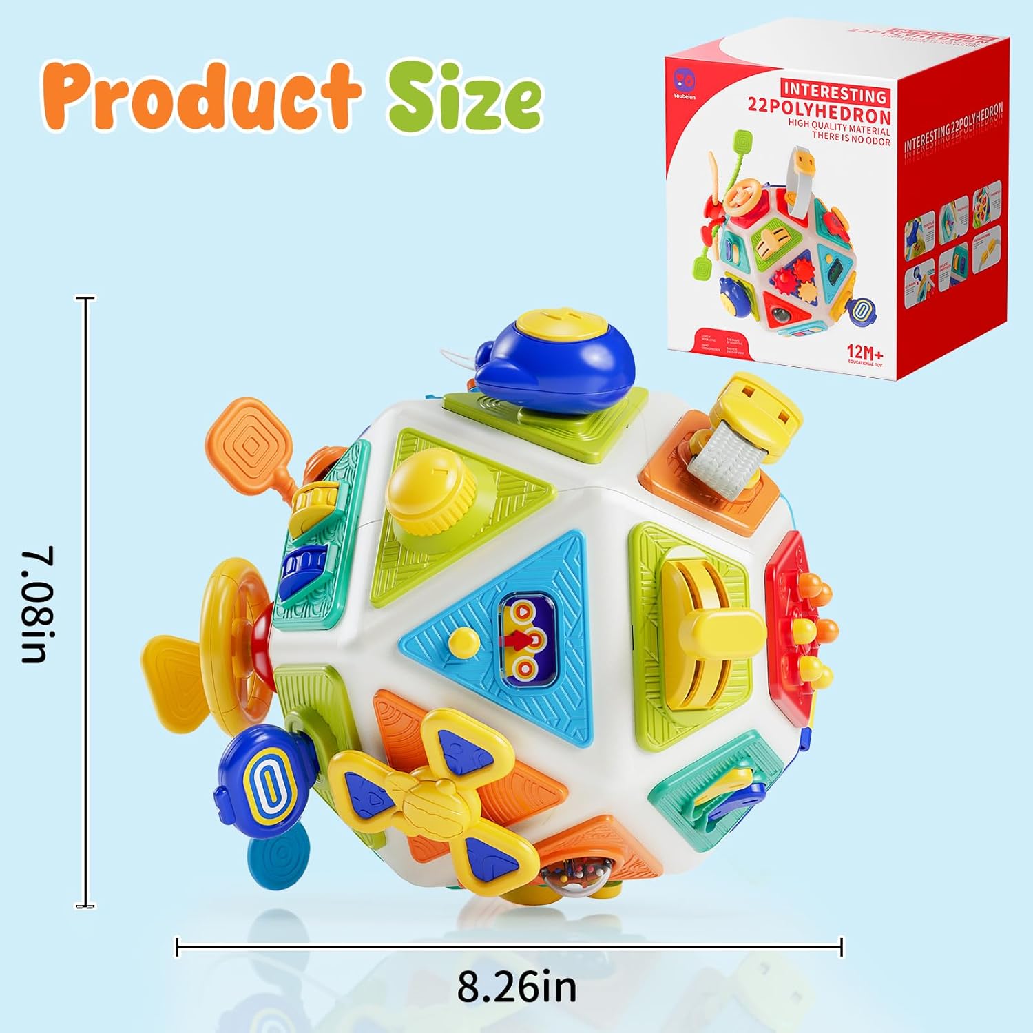22-in-1 ベビービジーボード アクティビティキューブ  - Travel Accessories For Baby のレビューと価格