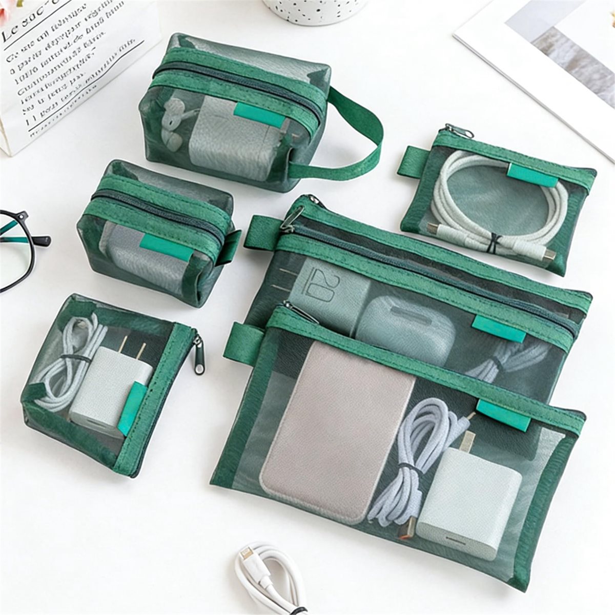 【TODAY-BUY】~@ 6個入り透明メッシュコインおよび - Travel Accessories To Buy のレビューと価格